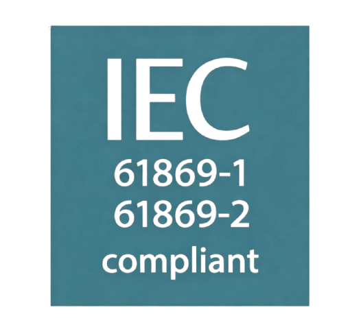 Konform mit IEC 61869