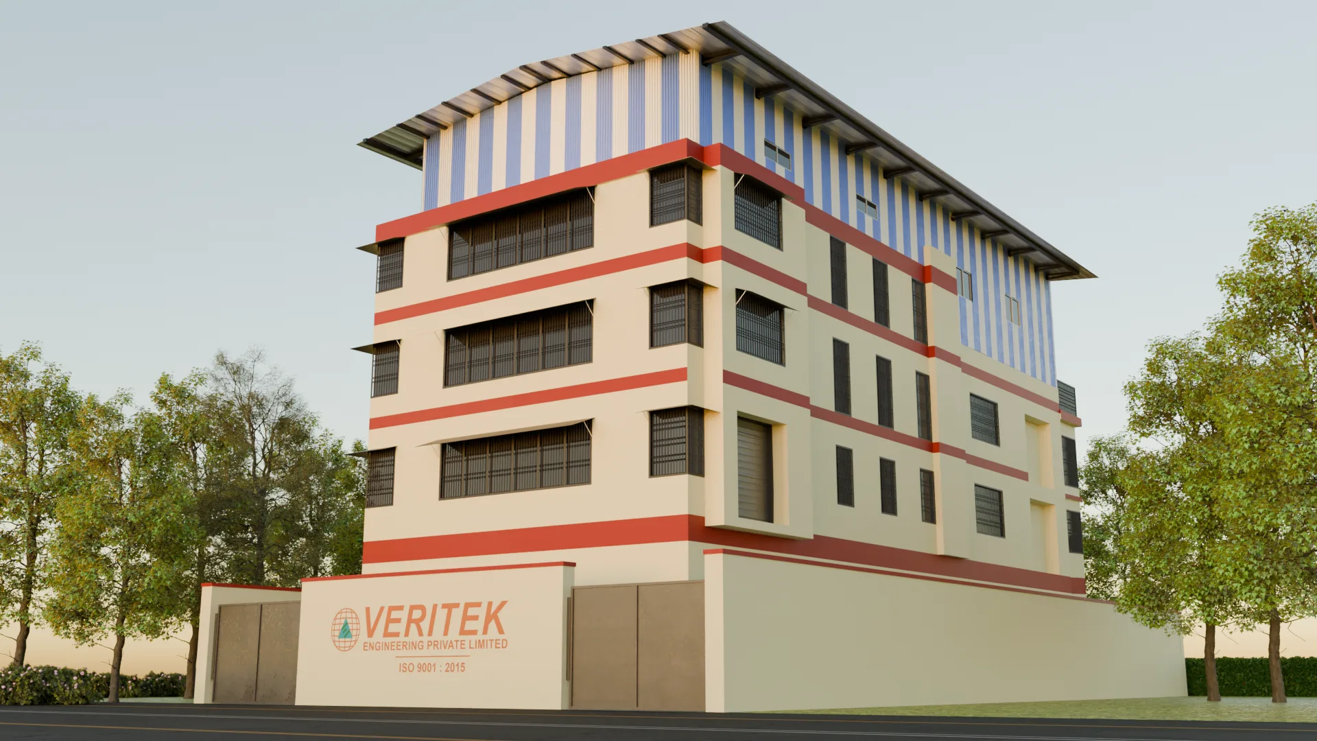 Produktionshalle von Veritek